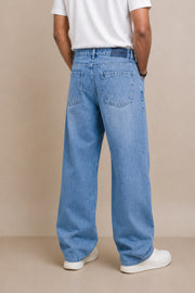 Old Labour Men’s Baggy Jeans – Classic Plain