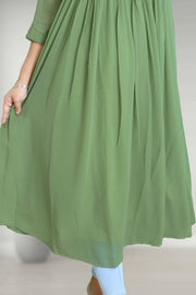 Georgette Flared Top - Stone Work