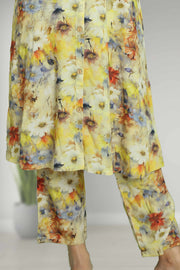 Crape Co-Ord Set – Floral Print