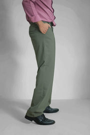 Men's Baggy Stretch Trousers Baggy Fit Lycra