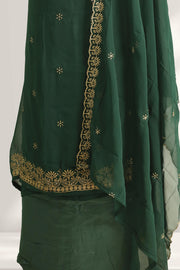 Golden Aura Georgette Churidar Material