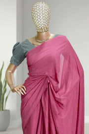 Fancy Vichitra Saree – Stone Work Elegance