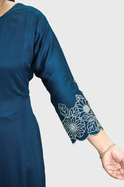 Women  Embroidered  A-line Kurti
