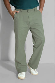 Linen Slub Baggy Pant