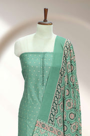 Silk Churidar Material Butta Work