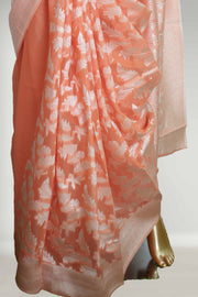 Cotton Silk Saree with Silver Thread Work