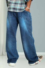 Fire Boat Wide Leg Baggy Jeans
