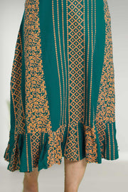 Cotton Night Dress with Floral Print