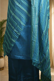 Silk Churidar Material – Golden Thread Work with Sequins