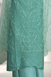 Elegant Silk Churidar Material-Floral Print