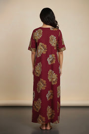 Cotton Nighty – Floral Print