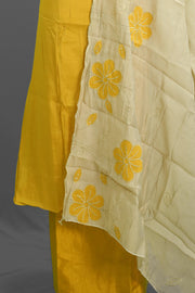 Sequin Drape Silk Churidar Material