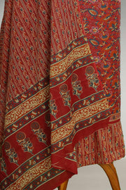 Cotton Churidar Material-Kalamkari Print