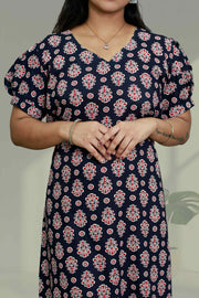 Chic Cotton Flared Top (NIGHT DRESS)