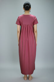 Flowers Nighty – Embroidery Work