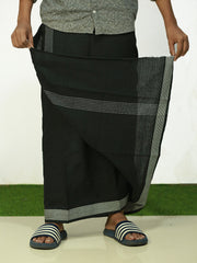 Men's Black Cotton Dhoti Combo - ₹200/-