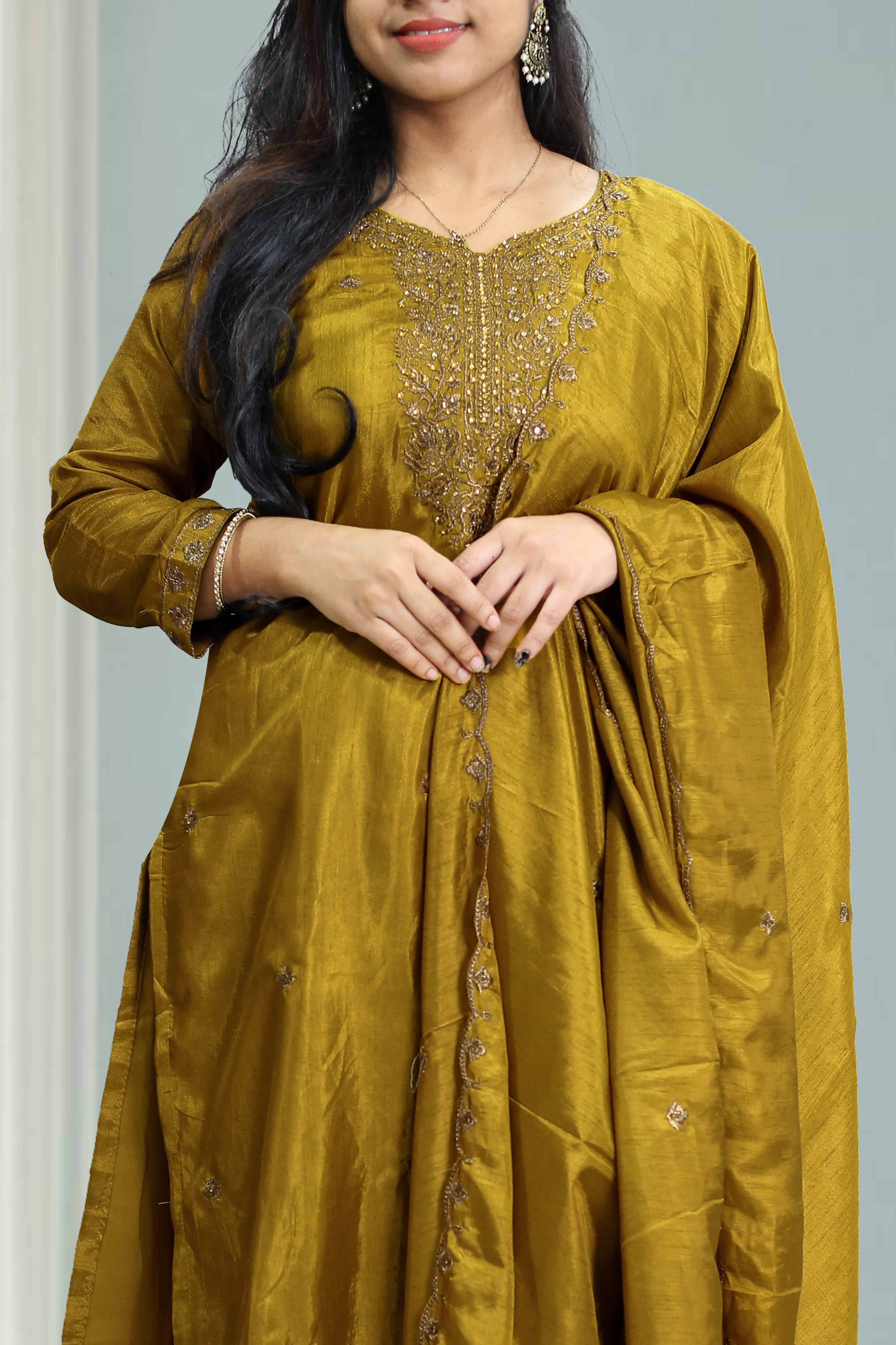 Churidar Neck Designs Stone Work Churidar Online Stone Work