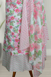 Cotton Churidar Material – Sequins with Cut Bead Work