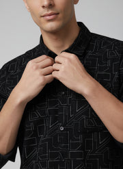 Classic Printed Cotton Men’s Shirt