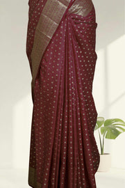 Tusser Silk Saree with Butta Work