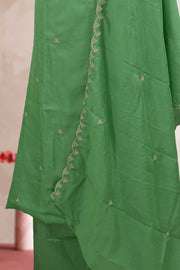 Sequin Golden Thread Silk Churidar Material
