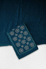Silk Churidar Material – Stone with Mirror Work