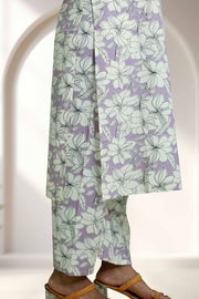 Printed Rayon Kurti Palazzo Set – Effortless Elegance