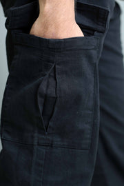 Men’s Denim Cargo Pant – Plain Design
