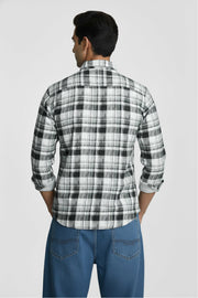 Harbour Slim Fit Checked Men Pure Cotton Casual Shirt