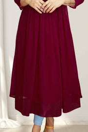Elegant Flared Georgette Top