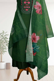 Elegant Silk Churidar Set – Graceful and Timeless