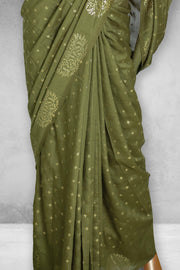 Fancy Saree-Stylish Butta Work