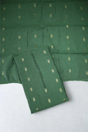 Silk Churidar Material Butta Work with Button