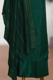 Silk Churidar Material – Golden Thread Work