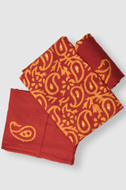 Cotton Churidar Material – Floral Print with Mirror Work