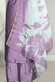 Silk Churidar Material – Butta Work & Mirror Pattern