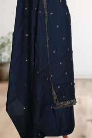 Silk Churidar Material Beads Work with Sequins