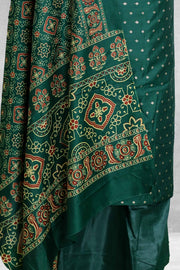 Silk Churidar Material with Button & Butta Work
