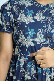 Feeding Top – Printed Cotton