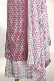 Poly Cotton Churidar Material – Thread & Sequins Work