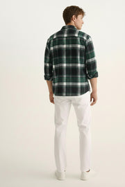 Men Classic Checked Corduroy Casual Shirt