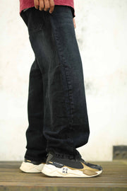 Parswam Barrel Fit Men’s Baggy Jeans – Vintage Shade