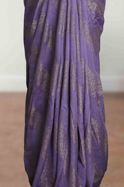 Fancy Saree – Golden Line Elegance