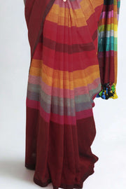 Malcotton Saree – Check Design