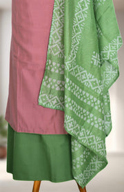 Silk Churidar Material – Thread Work with Beads