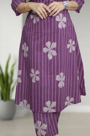 Cotton Co-Ord Set – Floral Print