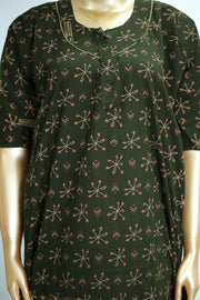 Cotton Nighty – Print with Yoke Design