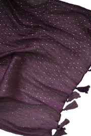 Fancy Shawl – Golden Glitter with Tassels