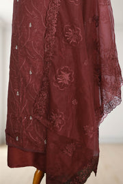 Silk Churidar Material – Embroidery Thread Work