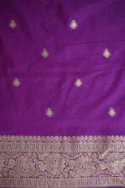 Banarasi Silk Saree with Jaal Design